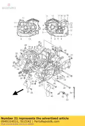 Ici, vous pouvez commander le jet d'huile auprès de Suzuki , avec le numéro de pièce 0949324011: