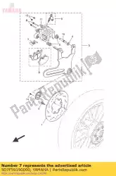 Here you can order the support, pad from Yamaha, with part number 5D7F59190000: