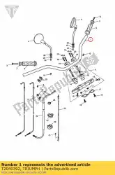 Qui puoi ordinare manubrio 25,4 mm da Triumph , con numero parte T2040392: