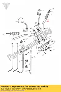 triumph T2040392 manubrio 25,4 mm - Il fondo