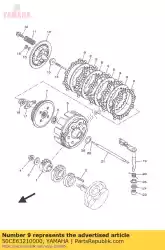 Qui puoi ordinare piatto, frizione da Yamaha , con numero parte 50CE63210000: