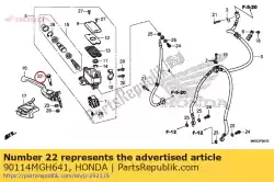 Qui puoi ordinare bullone, leva della maniglia da Honda , con numero parte 90114MGH641: