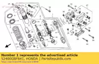 52400GBF841, Honda, cush assy, ??posteriore honda cr  rb r cr80rb lw cr80r sw 80 , Nuovo