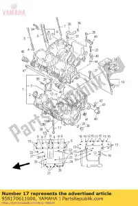 yamaha 958170611000 ko?nierz ?rubowy - Dół