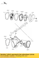 K110130008, Suzuki, element,air fil suzuki rm z 250 2004 2005 2006, New