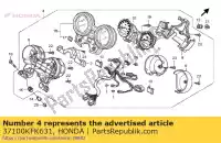 37100KFK631, Honda, meter assy., combination (kph) honda vtr 250 2009, New