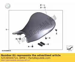 Here you can order the bench seat from BMW, with part number 52538569714: