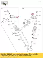 120160035, Kawasaki, Arm-rocker klx125caf kawasaki  d tracker klx 125 150 2010 2011 2012 2013 2015 2016 2017, Nieuw