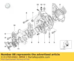 camshaft supporting bracket van BMW, met onderdeel nummer 11117653402, bestel je hier online: