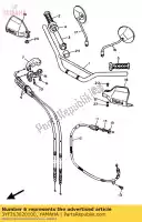 3YF263020100, Yamaha, conjunto de cable del acelerador yamaha xt xtz xte xtk tenere 600 660, Nuevo