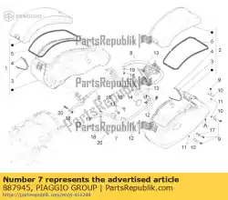 Qui puoi ordinare supporto da Piaggio Group , con numero parte 887945: