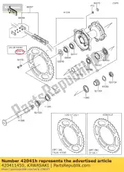 Tutaj możesz zamówić z? Batka-piasta, 50 z? Bów, al kx125-k3 od Kawasaki , z numerem części 420411450: