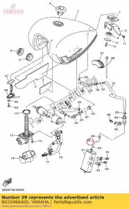 yamaha BS52486A00 pipe 1 - Bottom side