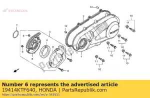 Honda 19414KTF640 tappo, coperchio del condotto - Il fondo