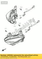 23040Y002, Kawasaki, lamp-signaal, fr, lh sc300aef kawasaki j 125 300 2015 2016, Nieuw