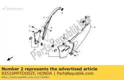 Tutaj możesz zamówić ok? Adka, r. Bok * nh138 * od Honda , z numerem części 83510MFFD00ZF: