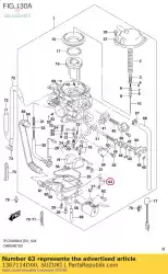 Ici, vous pouvez commander le assiette auprès de Suzuki , avec le numéro de pièce 1367114D00: