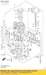 suzuki 1367114D00 assiette - La partie au fond