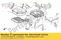 17221MCA003, Honda, cubierta, aire / c honda gl goldwing a gold wing  gl1800a 1800 , Nuevo