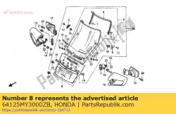 Aquí puede pedir conjunto de guarnición, pantalla (wl) de Honda , con el número de pieza 64125MY3000ZB: