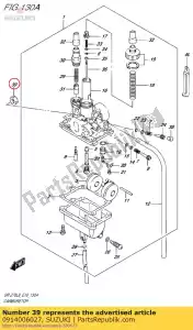 suzuki 0914006027 nuez - Lado inferior