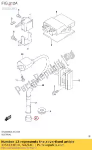 Suzuki 3354123E10 seal,spark plug - Bottom side