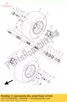 1SCF53900000, Yamaha, rear wheel comp. yamaha yfm 300 2013, New