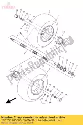 Here you can order the rear wheel comp. From Yamaha, with part number 1SCF53900000: