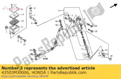 Aqui você pode pedir o conector em Honda , com o número da peça 43503MJ0006: