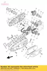 houder, remslang van Yamaha, met onderdeel nummer 4B52587A0100, bestel je hier online: