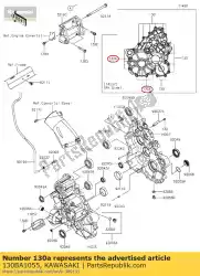 Aquí puede pedir atornillado de Kawasaki , con el número de pieza 130BA1055: