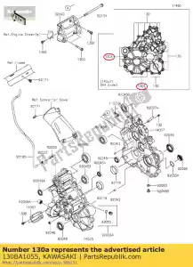 Kawasaki 130BA1055 atornillado - Lado inferior