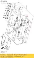 5111014H00, Suzuki, tube assy,front suzuki dr z70 drz70 70 , New