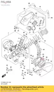 suzuki 1378740H00 gasket - Bottom side