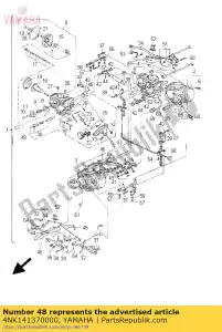 yamaha 4NK141370000 grampo - Lado inferior