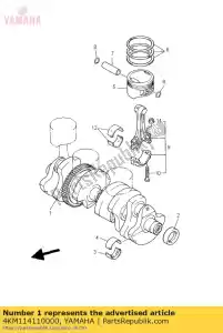 yamaha 4KM114110000 wa? korbowy - Dół