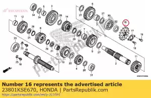 Honda 23801KSE670 z?batka nap?dowa (15t) - Dół