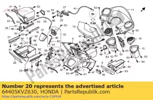 Honda 64405KVZ630 riel, r. interior - Lado inferior