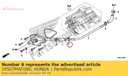 Ici, vous pouvez commander le collier, flexible de radiateur auprès de Honda , avec le numéro de pièce 19507MAT000: