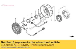 Tutaj możesz zamówić stator comp. Od Honda , z numerem części 31120KRJ791: