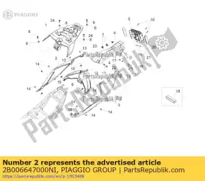 Piaggio Group 2B006647000NI koda dx - Dół