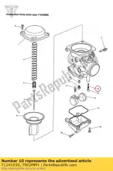 Here you can order the kit screw from Triumph, with part number T1241030: