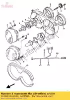 3VD8432A1000, Yamaha, zestaw soczewek yamaha tdm 850, Nowy