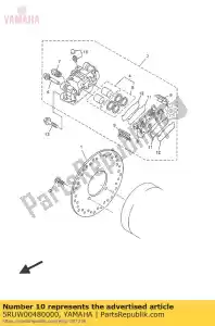 yamaha 5RUW00480000 bleed screw kit - Bottom side