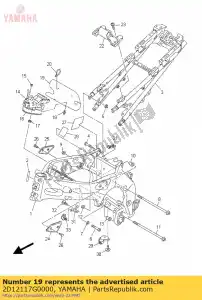 yamaha 2D12117G0000 protettore - Il fondo