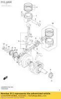 1216439F000B0, Suzuki, rolamento, manivela p suzuki  gsr gsx r gw 250 600 2001 2002 2003 2006 2007 2008 2009 2010 2014 2015 2017 2018, Novo