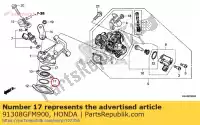 91308GFM900, Honda, junta tórica, 25.5x1.9 honda nhx110wh nsc110cbf 110 , Nuevo