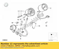 Here you can order the clip - d=8mm from BMW, with part number 13311738201: