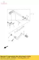 5D7E81112000, Yamaha, pedaalverschuiving yamaha mt 125 2015 2016, Nieuw