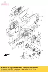 Ici, vous pouvez commander le assiette auprès de Yamaha , avec le numéro de pièce 5KM151130000: